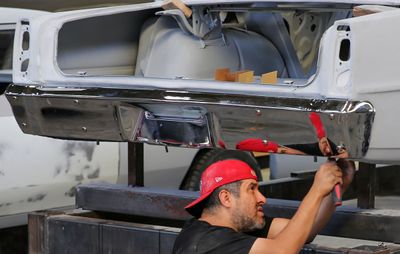 67 Nova bumper install