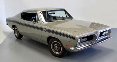 ’69 Barracuda Formula S 340 three quarters front left