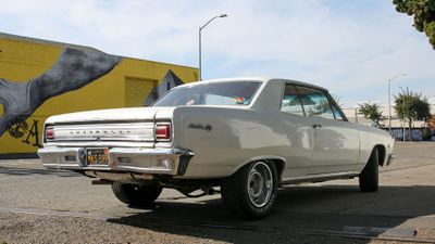 ’70 Malibu white three quarters rear right